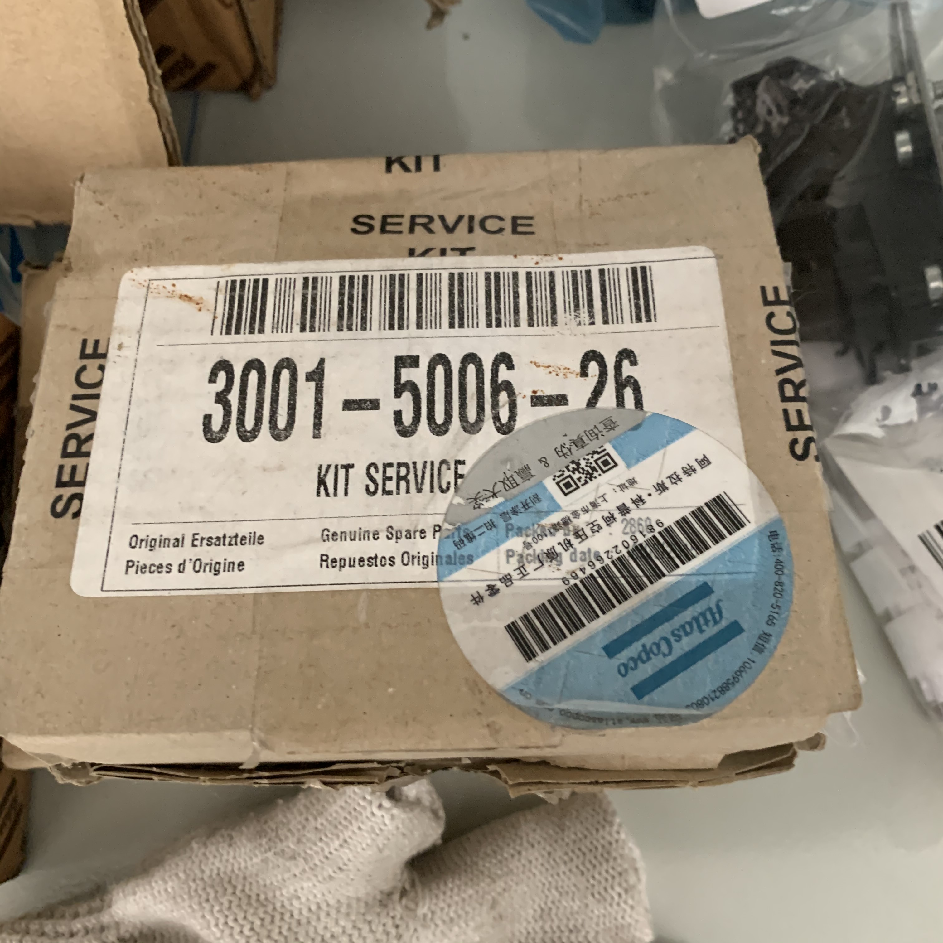 Atlas Copco Spare Parts 3001500626 Pressure Valve Kit Buy Atlas Copco